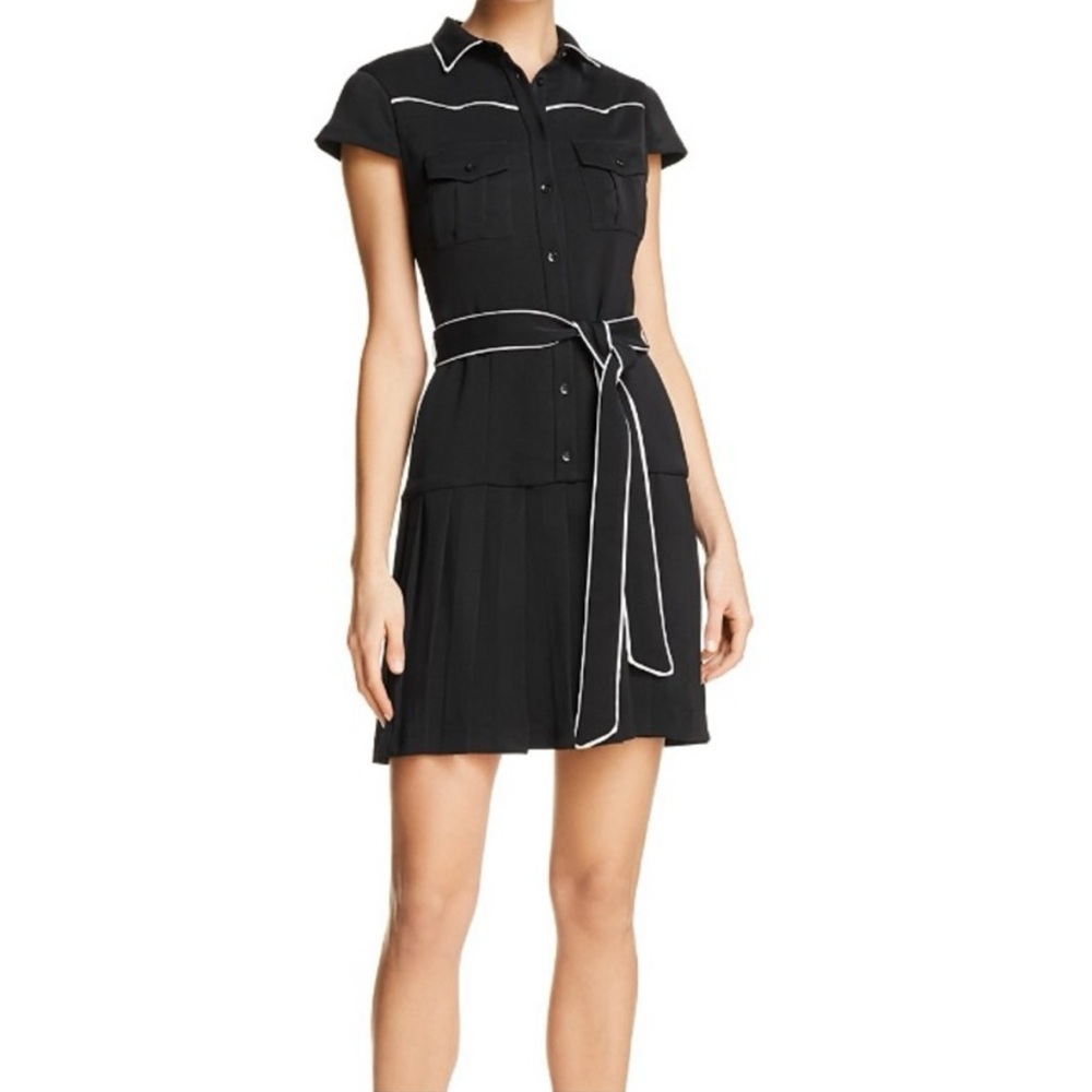 Alice + Olivia Employed Black Dress